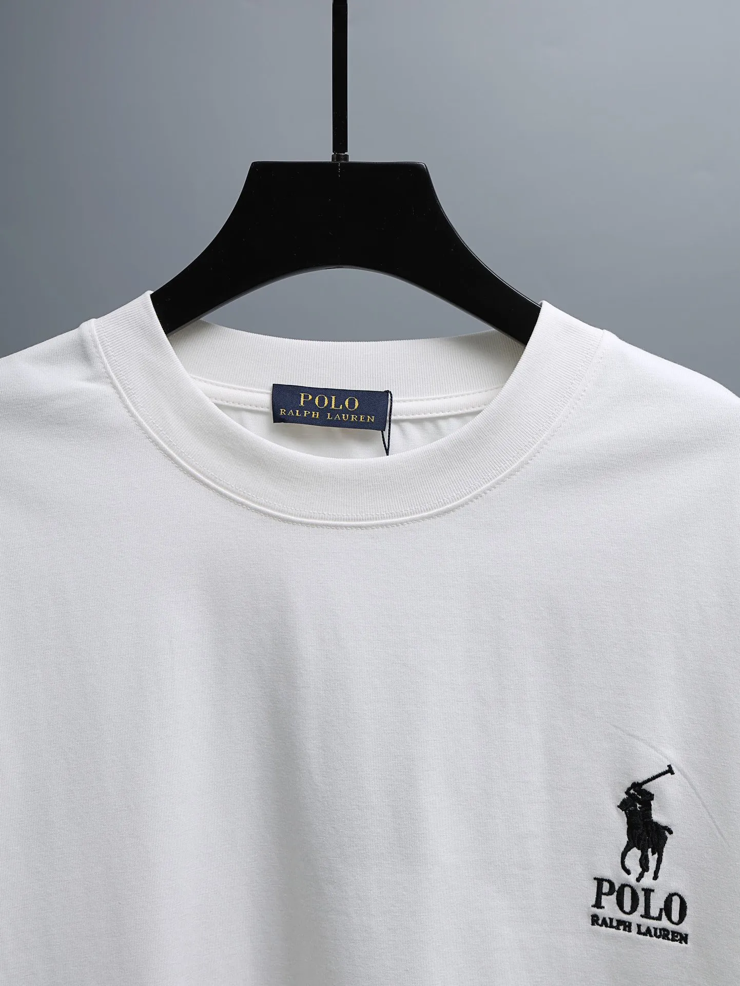 P170 Ralph Lauren* 2꯭0꯭2꯭6 new spring and summer style ❤️ Original ⌚️ higher version of Ralph Lauren. The fabric is made of 280g high-density pure cotton. It does not deform or shrink. Process introduction: double thread movement. Precision embroidery on the chest ➕ back panel embroidery🪡 process Color: White SIZE: S-XXL